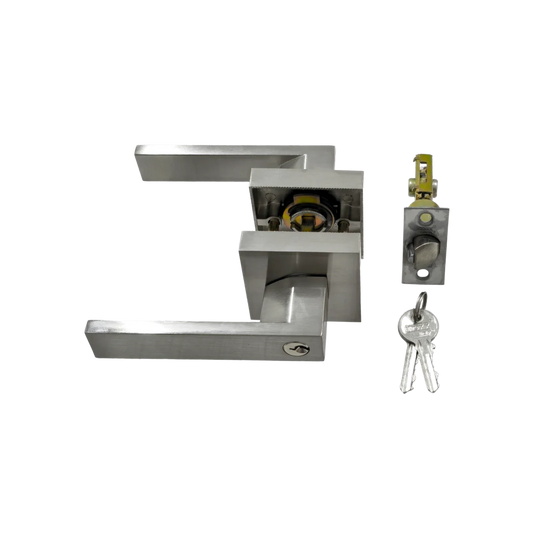 Cerradura/Chapa de palanca para recámara Inoxx Italy 1602 CDM-E-NS milan