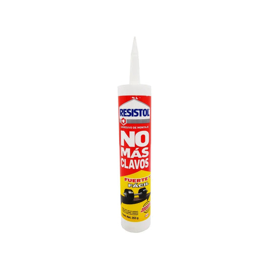 Contenido: 353 ml,Libres solventes, aroma casi imperceptible.,Ideal para aplicar en madera, cerámica, unicel, yeso, metal, plástico, etc.,Multiusos (para pistola calafateadora).