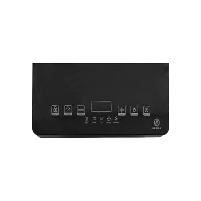 Parrilla de inducción Supra 1 quemador negra con panel de control táctil y funciones de cocción