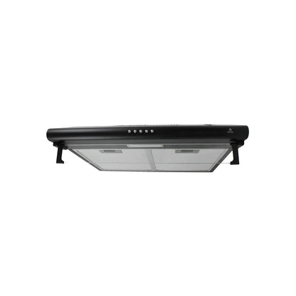 Campana acero inoxidable.,Medidas: 49.5 cm x 59.5 cm x 13.5 cm,Campana extractora de 3 niveles de velocidad.,Filtros removibles y fáciles de limpiar.,Lámpara de luz led de 2 W cada una.,Campana de pared con estructura de acero inoxidable.,Ligera y fácil de instalar.,Panel de botones mecánico.
