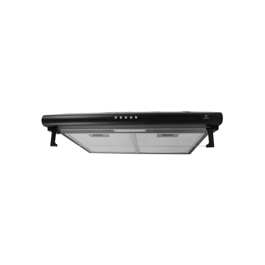 Campana acero inoxidable.,Medidas: 49.5 cm x 59.5 cm x 13.5 cm,Campana extractora de 3 niveles de velocidad.,Filtros removibles y fáciles de limpiar.,Lámpara de luz led de 2 W cada una.,Campana de pared con estructura de acero inoxidable.,Ligera y fácil de instalar.,Panel de botones mecánico.