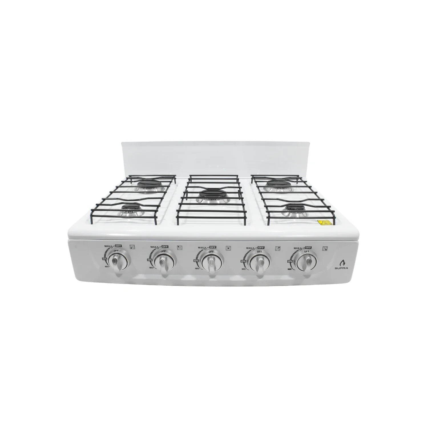 Información Técnica., Cubierta porcelanizado., Válvulas de seguridad., Parrillas de Alambrón., 5 quemadores de diversas capacidades térmicas., Perillas metalizadas., Dimensiones:, 65 cm de largo., 47 cm de ancho.,  28 cm de altura (con copete).\n\n<strong>La imagen puede diferir un poco del producto final.</strong>