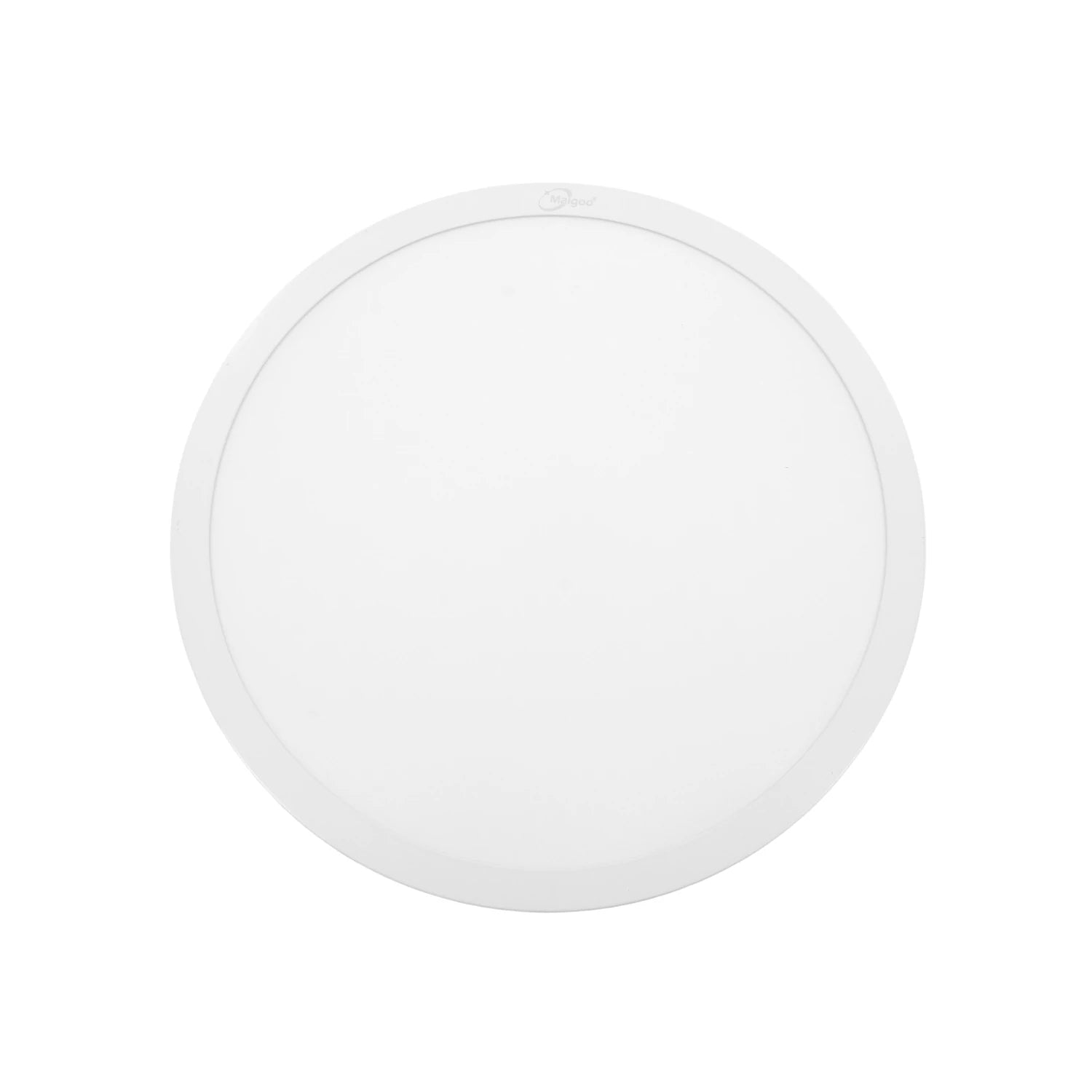 Panel LED redondo Maigoo blanco 24W para sobreponer en techo, iluminación eficiente.
