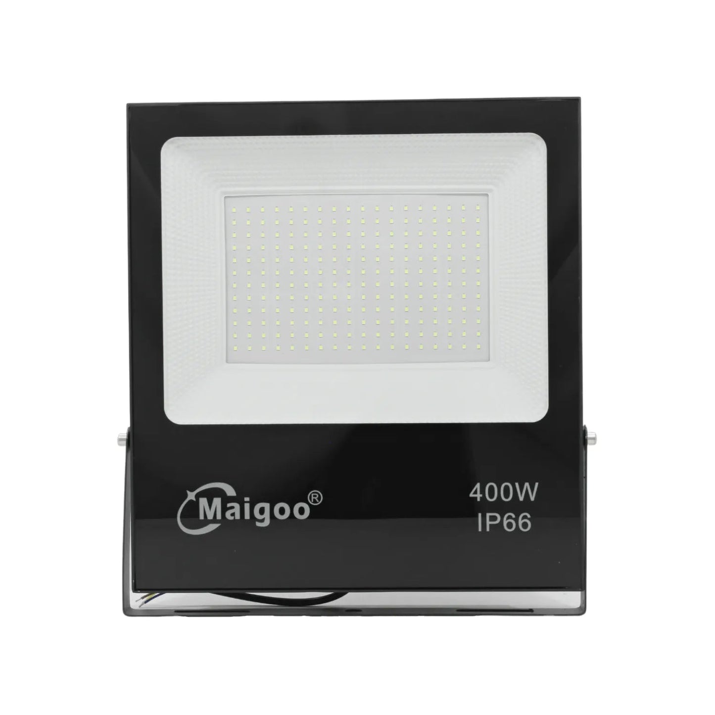 Reflector LED Maigoo negro 400W IP66, alta potencia y resistencia para exterior