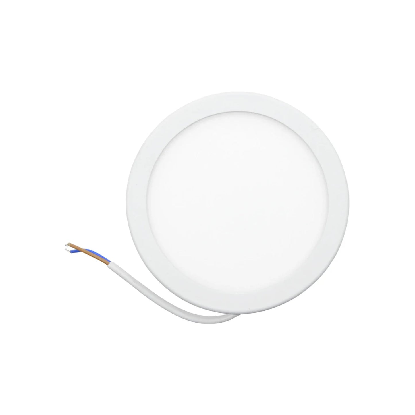 Lámpara de 6 W,Base aluminio blanca 100 mm x 10 mm,Luz blanca tipo panel.