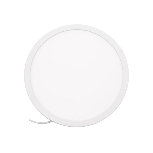 Lámpara de 15 W,Base aluminio blanca 220 mm x 10 mm,Luz blanca tipo panel.