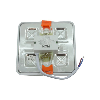 Lámpara panel 6 W cuadrada empotrable/ajustable Maigoo MG03401