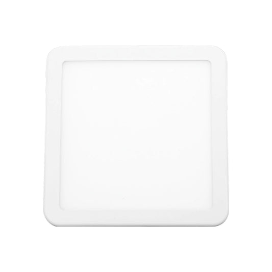 Lámpara panel LED cuadrada blanca empotrable de 8W para iluminación de techos