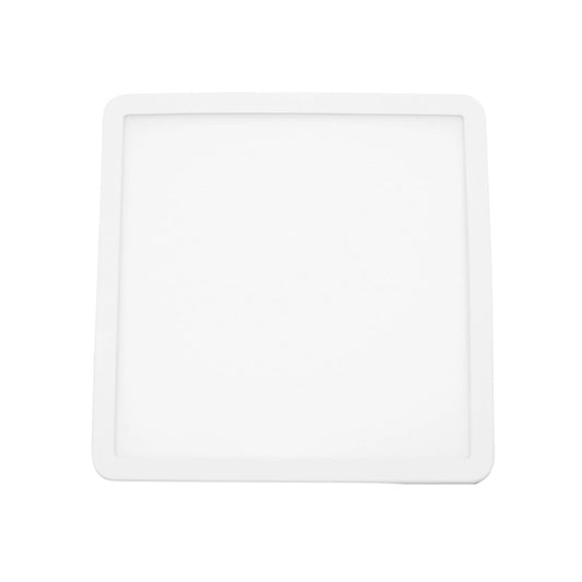 Lámpara panel LED cuadrada blanca empotrable, luz difusa para techo