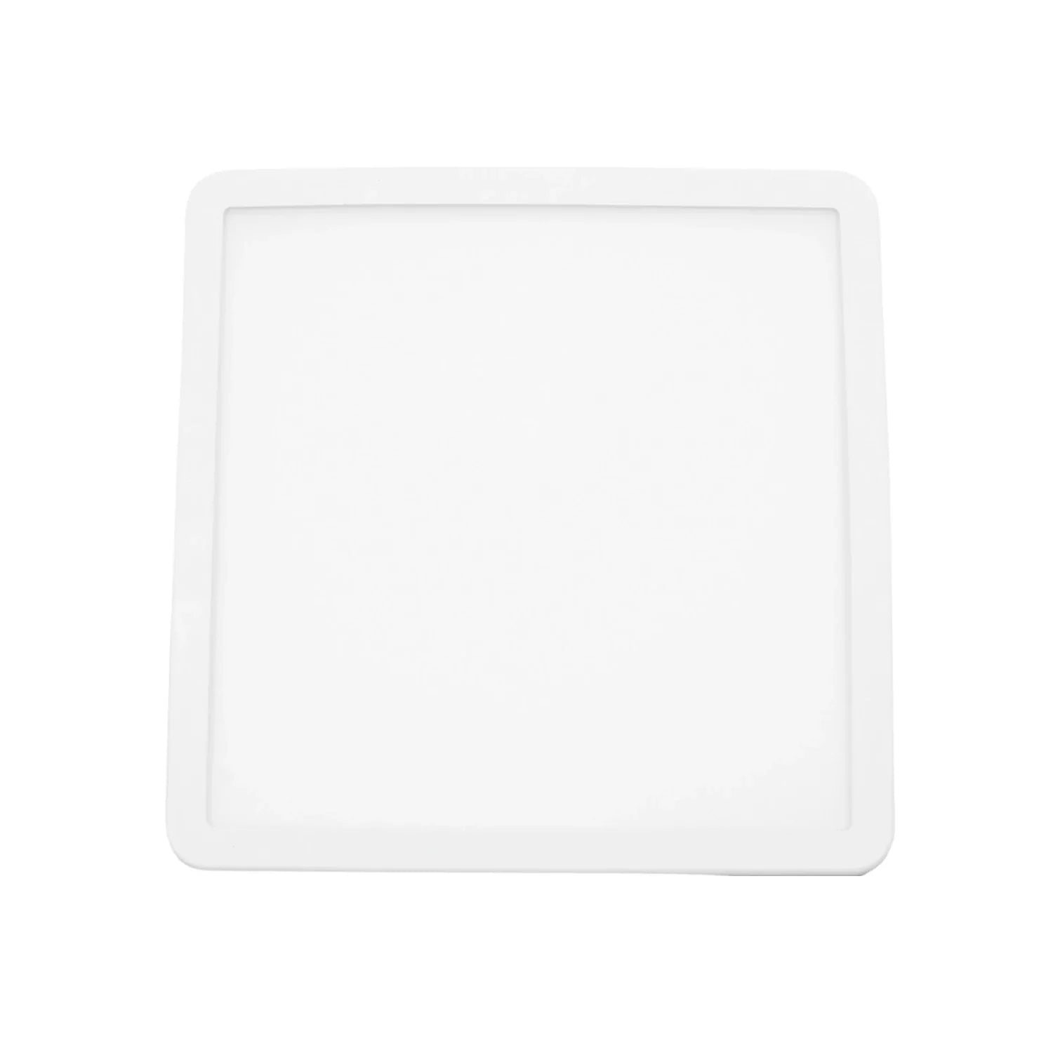 Lámpara de 15 W,Base aluminio blanca 180x180x10 mm,Luz blanca tipo panel.