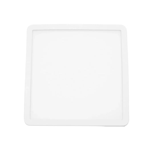 Lámpara de 15 W,Base aluminio blanca 180x180x10 mm,Luz blanca tipo panel.