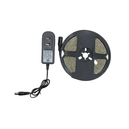 Tira LED blanca Maigoo MG02802 en rollo con adaptador de corriente 100-240V 2A para iluminación