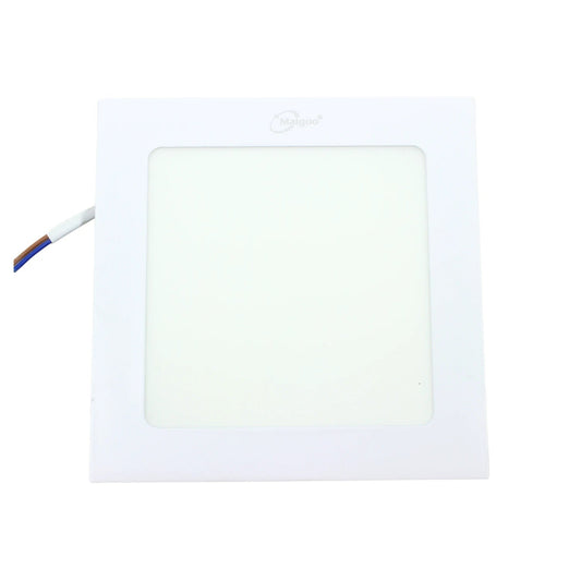 Panel LED cuadrado empotrable Maigoo 9W, luz blanca para techo