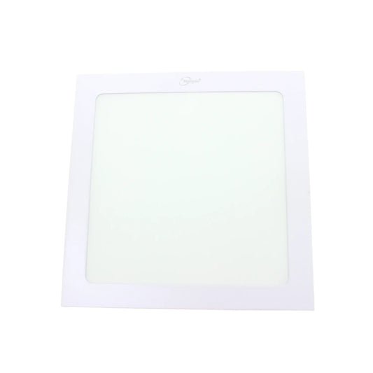 Lámpara de 18 W,Base aluminio blanca 185 cm2x10 mm,Luz blanca tipo panel.