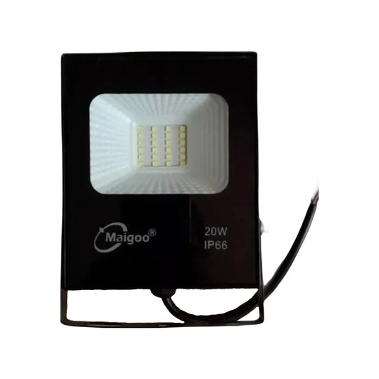 Iluminado de LED tipo reflector.,85-265 V,50/60 Hz,20 W,0.211 A,0.05 kWh.,Larga vida útil , baja temperatura.,Sin rayos UV ni irradiación.,Alto - Brillo SMD LED