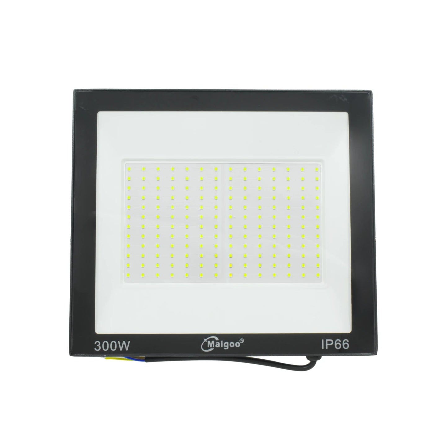 Reflector LED Maigoo 300W negro IP66 para iluminación exterior