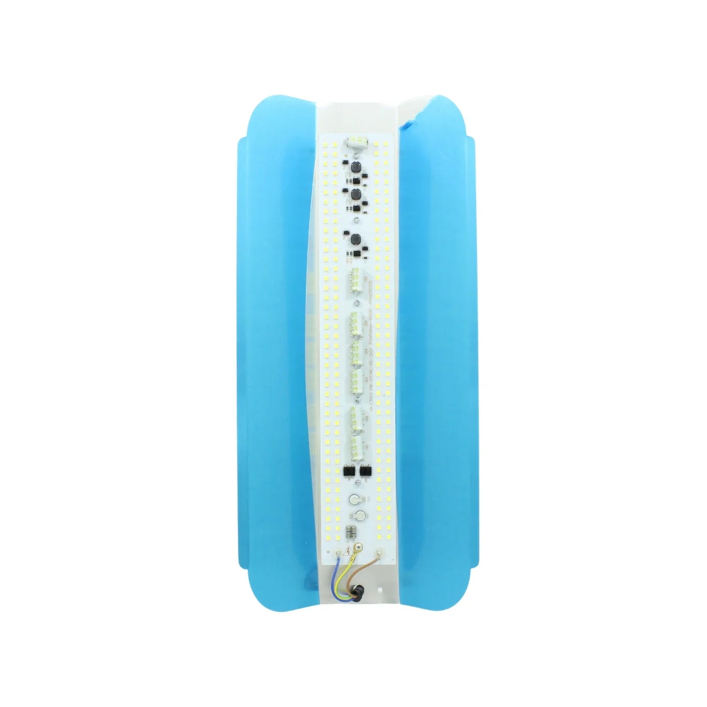 Luminario de LED tipo reflector.,127-220 V,50/60 Hz,200 W,0.211 A,0.05 kWh,Sin rayos UV irradiación.,Alto-Brillo LED,Larga vida útil.