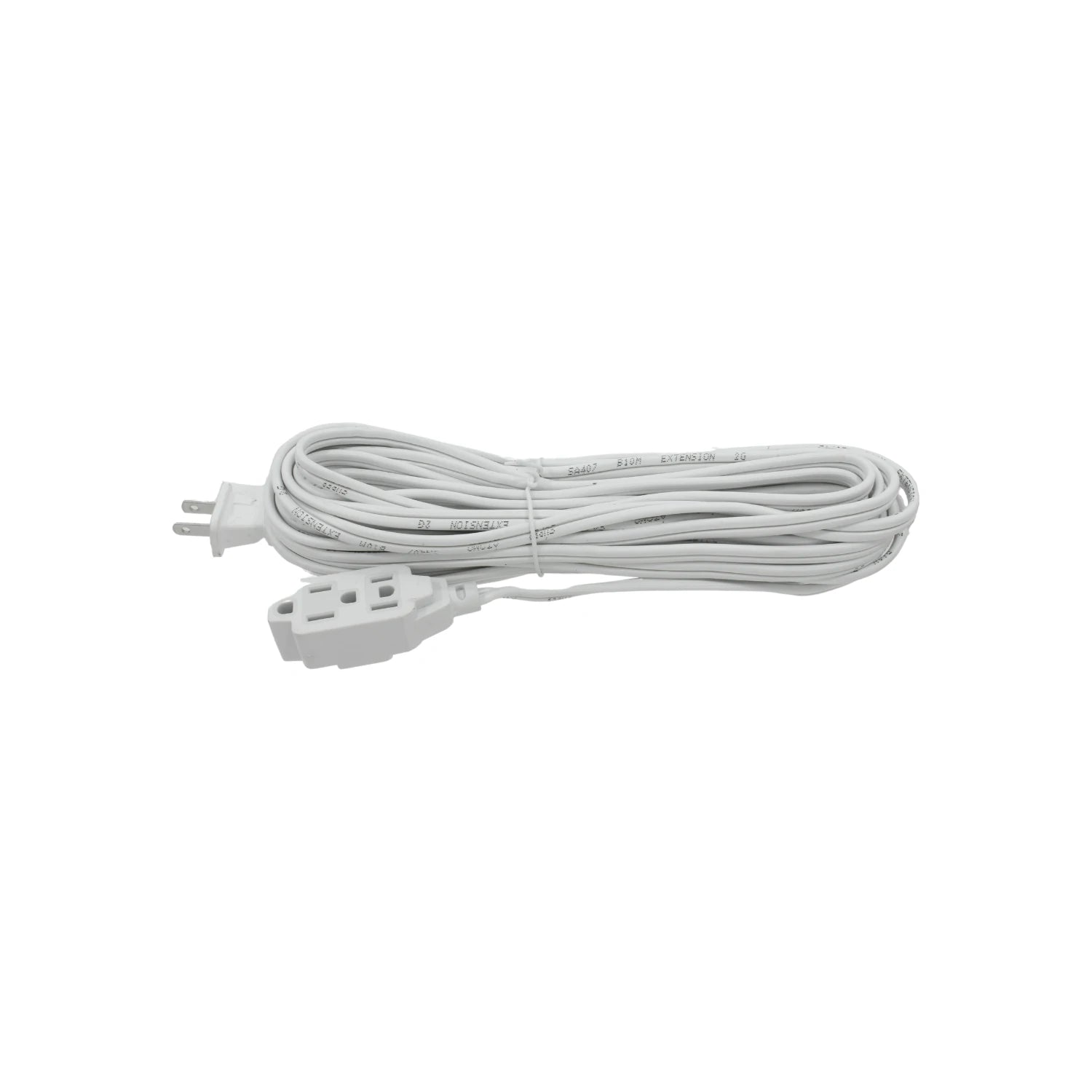 Extensión eléctrica blanca Maigoo SA407 de 10 metros con 3 tomas, ideal para hogar y oficina.