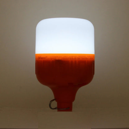 Lámpara de emergencia Maigoo 40W recargable USB, portátil, color naranja y blanco para iluminación.