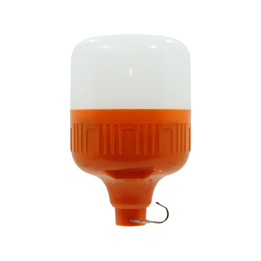 Lámpara de emergencia recargable USB portátil 40W naranja con gancho