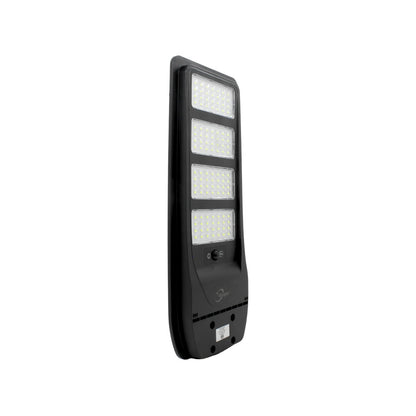 Lámpara solar urbana LED SMD Maigoo 800W negra para alumbrado exterior con sensor de movimiento