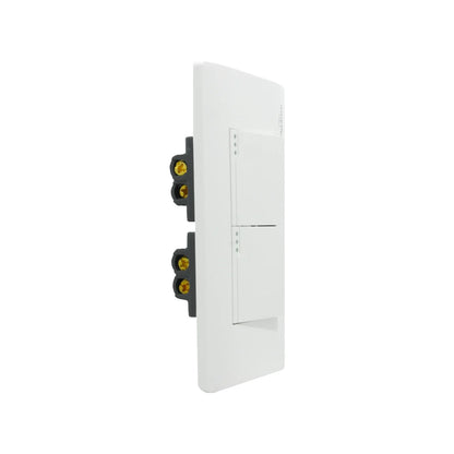 Placa 2 apagadores escaleras Super átomo SA1305-MB