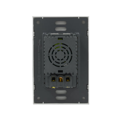 Placa 2 contactos/1 USB/1 tipo "C" Super átomo SA1504-MB