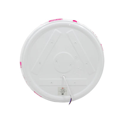 Lámpara 20 W redonda sobreponer rehilete rosa Maigoo MG02402