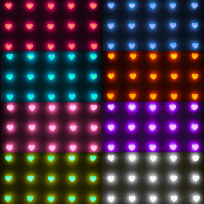 Serie de luces led corazones 5 m Maigoo MG07712