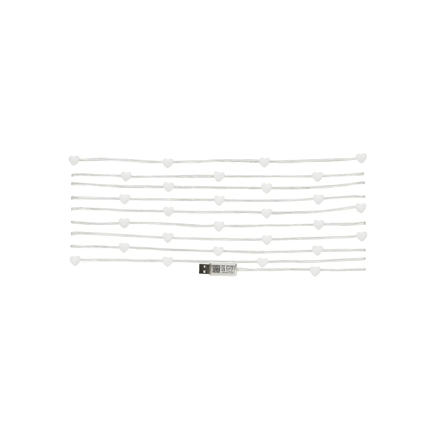 Serie de luces led corazones 5 m Maigoo MG07712