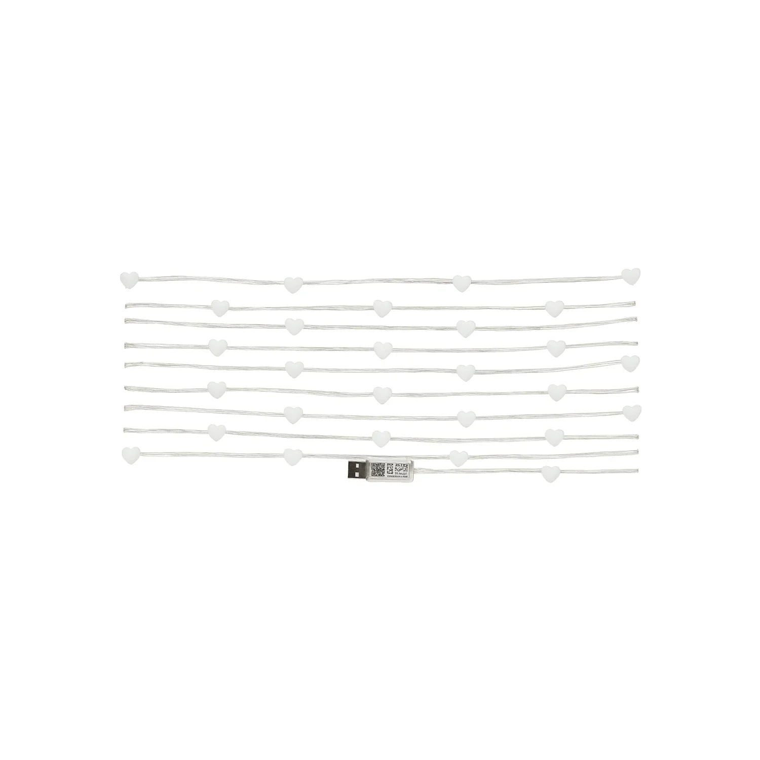 Serie de luces led corazones 5 m Maigoo MG07712