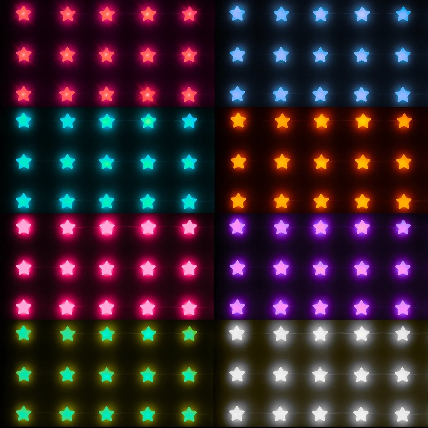 Serie de luces led estrellas 5 m Maigoo MG07714