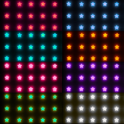 Serie de luces led estrellas 5 m Maigoo MG07714