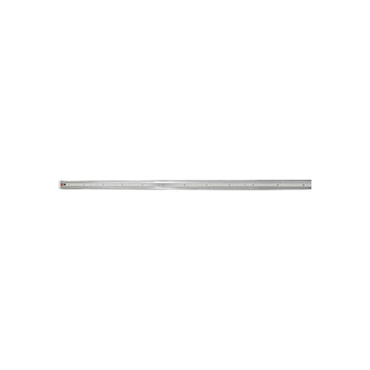 Lámpara de tubo LED 72W 240cm con base de aluminio, luz blanca brillante para taller o almacén