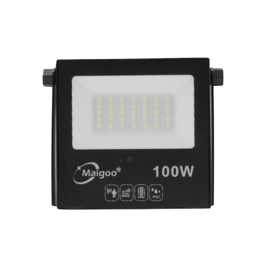 Reflector LED Maigoo negro 100W, para exteriores, con resistencia al agua y polvo IP65