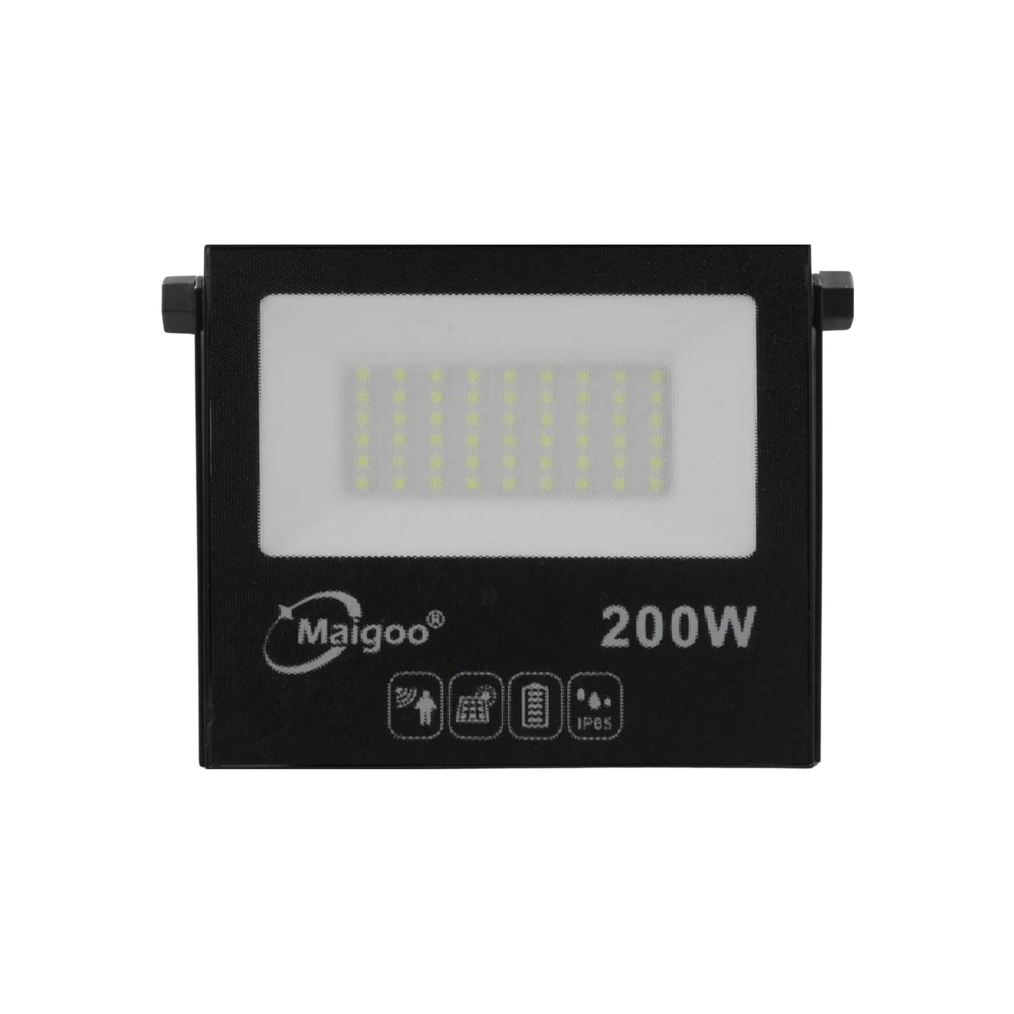 Reflector LED Maigoo negro 200W para exterior, resistente al agua IP65