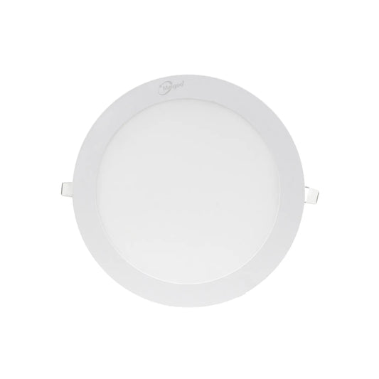 Panel LED empotrable redondo blanco Maigoo para techo, luz eficiente y moderna