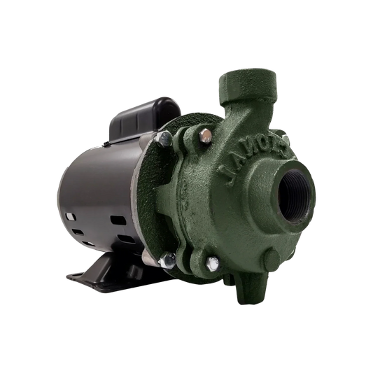 Bomba centrífuga.,Potencia 1/2 HP,Caudal máximo: 170 litros por minuto.,Altura: 19 metros.,Succión: 1 1/4",Descarga: 1",Conexión: Monofásica.,Velocidad: 3,550 RPM,Sello mecánico de cerámica.,Recubrimiento del cabezal: Hibrido electrostático.