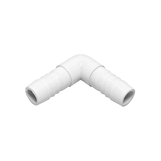 Elaborado de PVC,Codo de 1/2",Conexión resistente a la presión.,Ideal para conexiones de jardín.