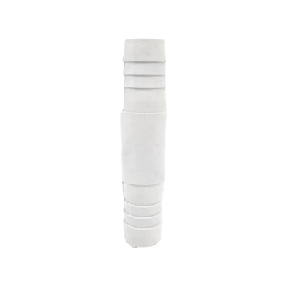Niple unión plástico blanco 1 pulgada para manguera, conector económico