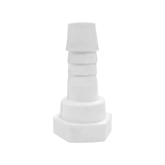 Elaborado de PVC,Conector de 1/2",Conexión resistente a la presión.,Ideal para conexiones de jardín.