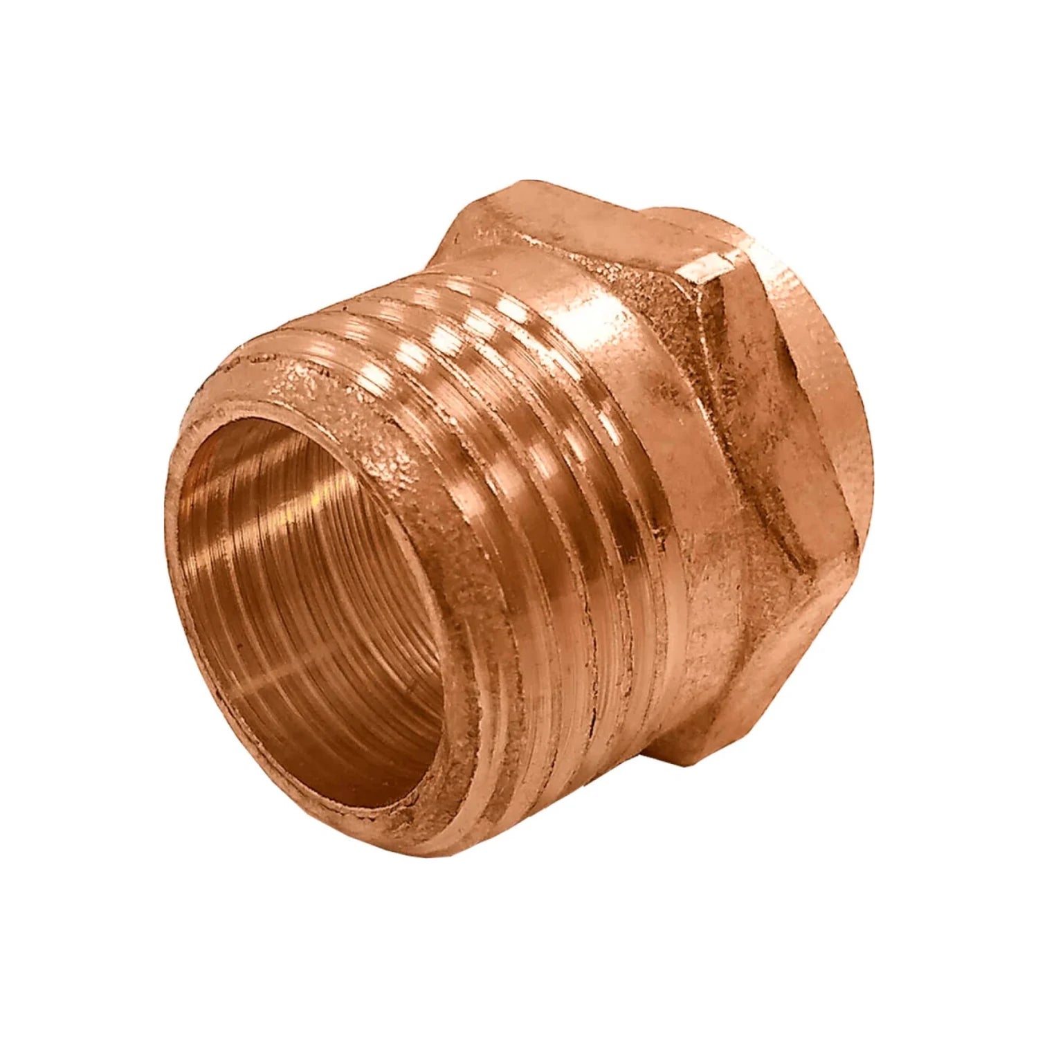 Conector cobre macho rosca exterior 1/2 pulgada (13 mm) para fontanería