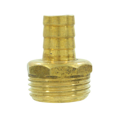Conector de bronce rosca macho con espiga para manguera, accesorio de fontanería y riego