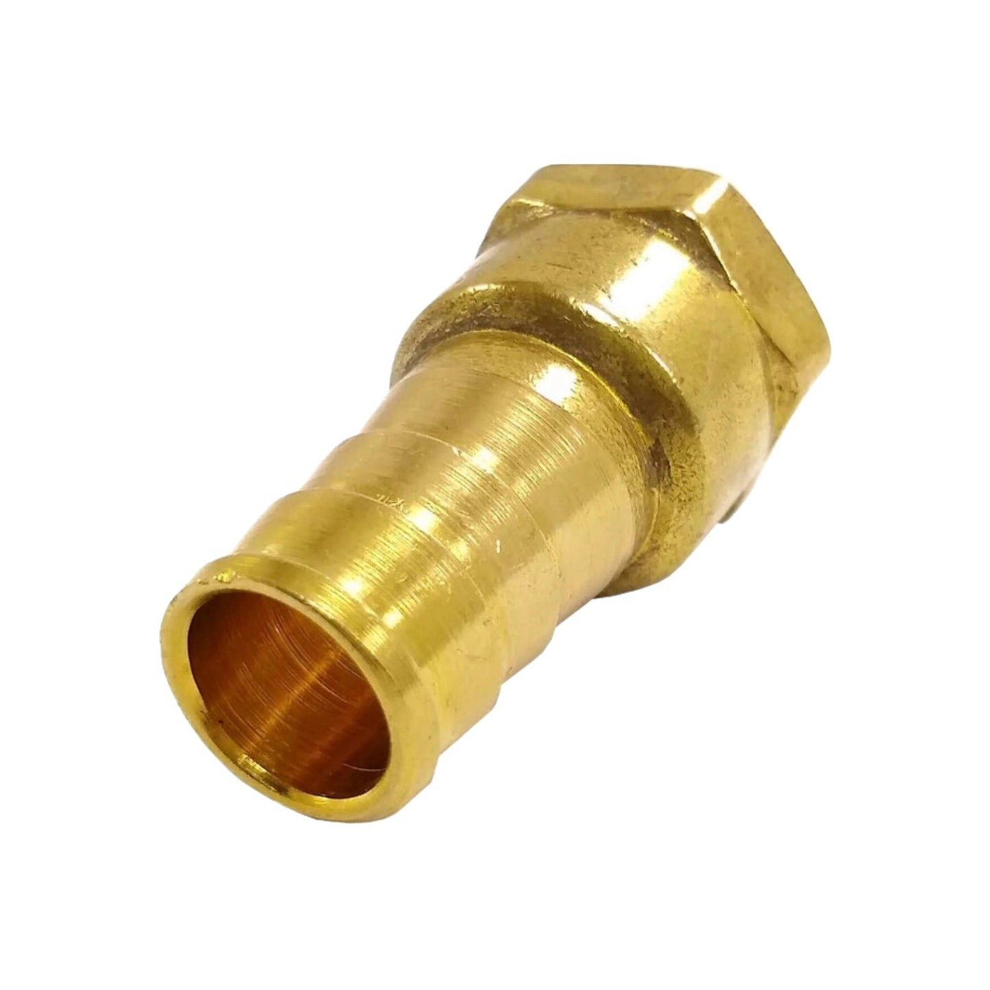 Adaptador de latón para poliducto PEX con espiga y cuerda interior hembra 1/2 pulgada