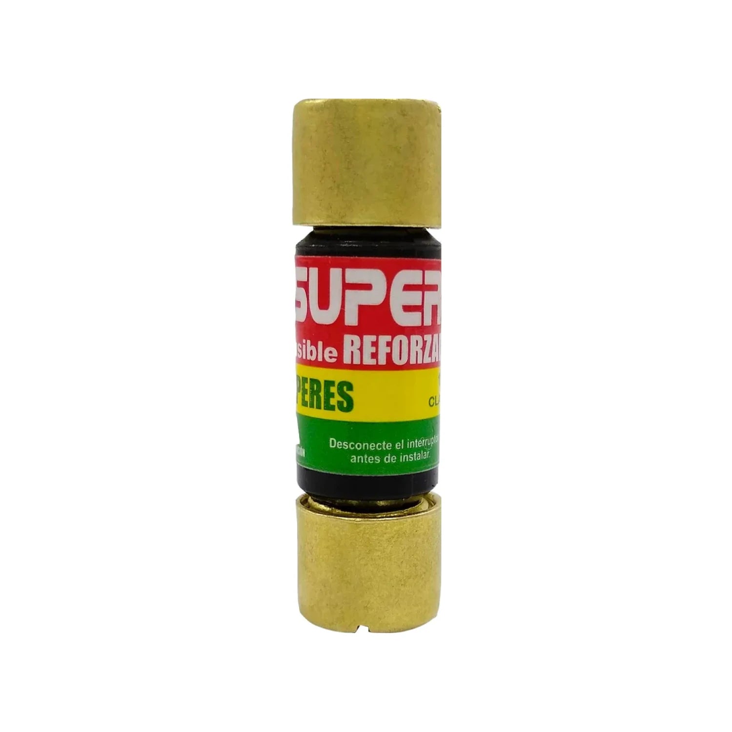 Fusible reforzado SUPER 30 Amperes con extremos dorados para protección de circuitos eléctricos