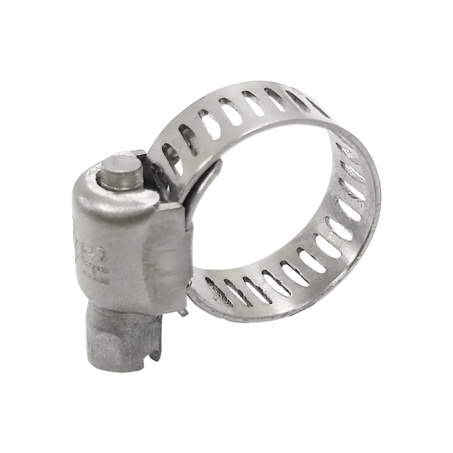 Banda de acero inoxidable.,Apertura mínima: 7/32" (5.55 mm).,Apertura máxima: 5/8" (16 mm).,Tornillo, tapa y base de acero con un acabado de dicromato de zinc resistente a la corrosión.,Uso doméstico, ferretería, jardinería y agricultura.