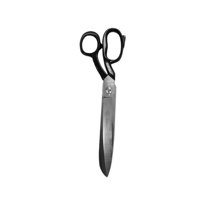 Tijera de sastre profesional Mundial 12 pulgadas con mango negro para corte de tela y confección