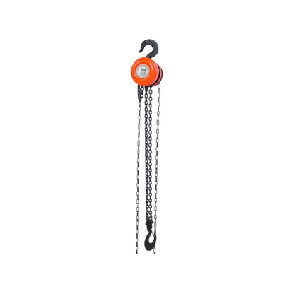 Garrucha de cadena manual naranja 1 tonelada, polipasto para elevación de carga industrial
