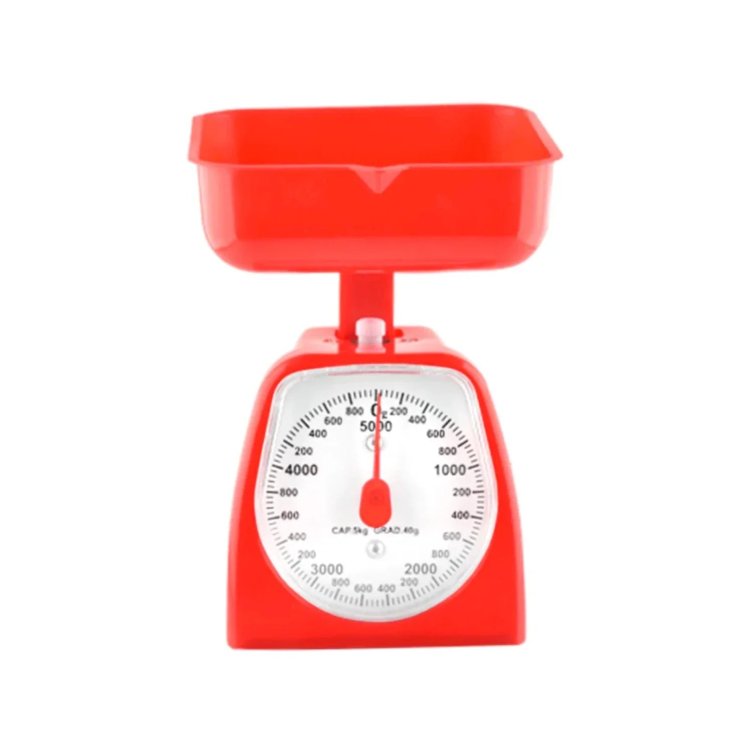 Báscula decocina.,Peso máximo: 5 kg,Pantalla LCD digital.,Divisiones cada 1 gramo.,Uso doméstico.