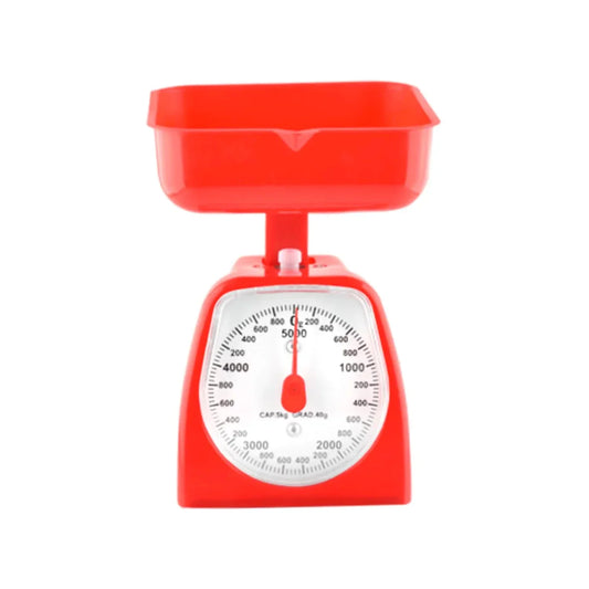 Báscula decocina.,Peso máximo: 5 kg,Pantalla LCD digital.,Divisiones cada 1 gramo.,Uso doméstico.